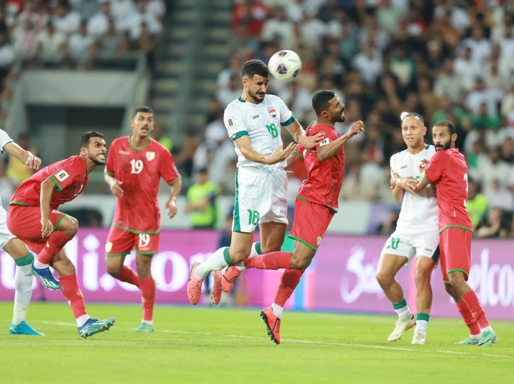 العراق وعمان يتعادلان 1-1 في افتتاح خليجي 27